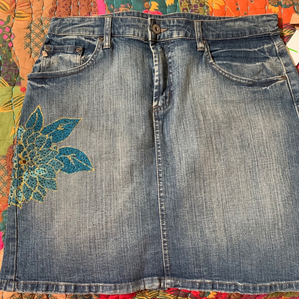 Jean skirt